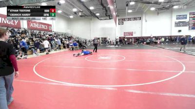 126 lbs Consi Of 8 #1 - Ethan Testone, Nonnewaug vs Cedrick Hardy, Suffield/Windsor Locks