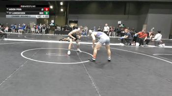 125 lbs Champ. Round 2 - Aiden Pina, Avila vs Ty Lorentzen, Morningside (Iowa)
