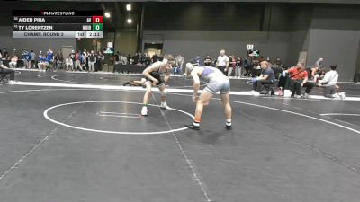 125 lbs Champ. Round 2 - Aiden Pina, Avila vs Ty Lorentzen, Morningside (Iowa)