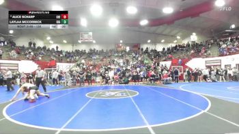 135 lbs Cons. Round 2 - Alice Scharp, Chesterton vs Laylaa McCormick, Edgewood