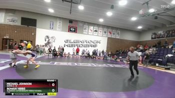 75 lbs Round 1 (6 Team) - Rowan Hibbs, Glenrock Intermediate Middle School vs Michael Johnson, Burns 2