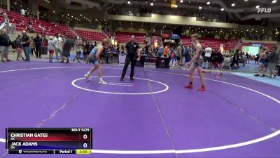 130 lbs Cons. Semi - Christian Gates, OK vs Jack Adams, OK