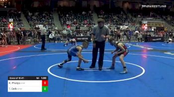 88 lbs Consolation - Kayden Phelps, Hammerin Hawks vs Talon Delk, Sperry WC