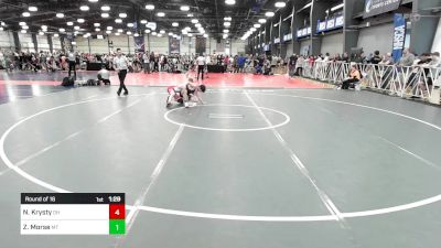 113 lbs Round Of 16 - Neal Krysty, OH vs Zach Morse, MT