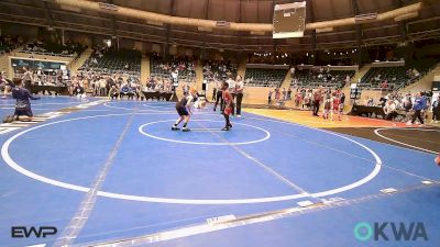58 lbs Consi Of 8 #2 - Kaiden McLaughlin, Del City Little League Wrestling vs Mac Daugherty, Victory Youth Wrestling