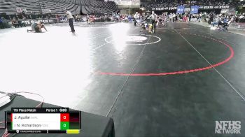 2A 126 lbs 7th Place Match - Nicholas Richardson, Foss vs Jio Aguilar, Burlington-Edison