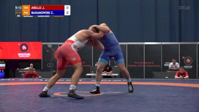 97 kg Qualification - Jay Aiello, USA vs Zbigniew Baranowski, POL