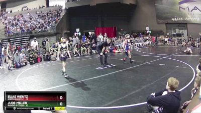 75 lbs Round 1 (4 Team) - Jude Miller, Kansas Python vs Elias Wentz, North Dakota 1