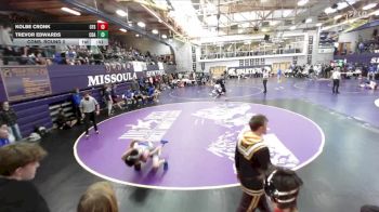 138 lbs Cons. Round 2 - Trevor Edwards, Coeur D Alene vs Kolbe Cronk, Columbia Falls