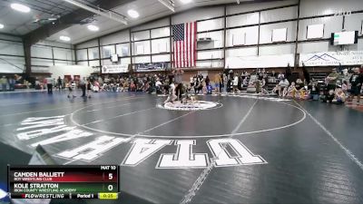 54 lbs 5th Place Match - Camden Balliett, Roy Wrestling Club vs Kole Stratton, Iron County Wrestling Academy