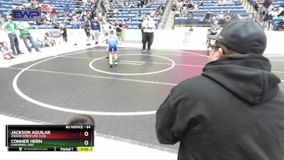 64 lbs Semifinal - Conner Hern, Chaparral Kids vs Jackson Aguilar, Jaguar Wrestling Club