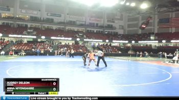 120 lbs Quarterfinal - Audrey Deleon, Weiser vs Anna Niyongahire, Borah