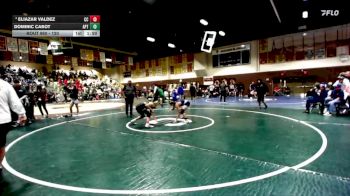 120 lbs Quarterfinal - Dominic Cabot, Aptos vs Eliazar Valdez, Central Catholic
