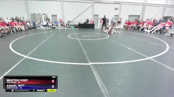 120 lbs Quarters & 1st Wb (16 Team) - Brayten Casey, Wisconsin vs Ezekiel Witt, Kansas Blue