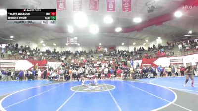 105 lbs Quarterfinal - Maya Bullock, Club Madison Wrestling vs Jessica Price, Shelbyville