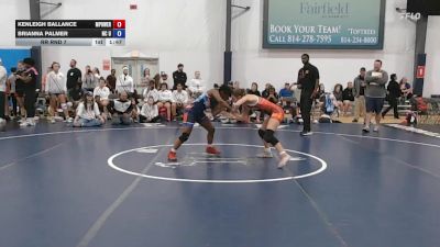 46 lbs Rr Rnd 7 - Kenleigh Ballance, MPOWER Girls Wrestling Club - W vs Brianna Palmer, NC United - W