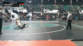 5A 157 lbs 1st Place Match - Chris Goering, East Limestone vs John Kelley, Hayden