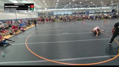 132 lbs Champ. Round 1 - Gavyn Hanshew, Unattached vs Lucas Schulz, Unattached