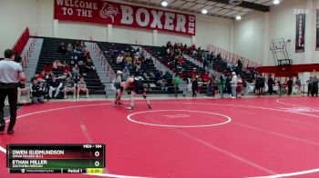 184 lbs 3rd Place Match - Owen Gudmundson, Simon Fraser (B.C.) vs Ethan Miller, Southern Oregon