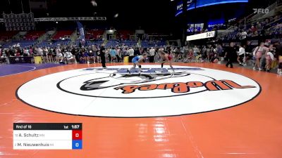 100 lbs Rnd Of 16 - Ava Schultz, MN vs Madison Nieuwenhuis, MI