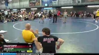 95 lbs Round 6 (8 Team) - Cole Hutchings, Stronghold - Black vs Liam Ritchie, NOLA Black