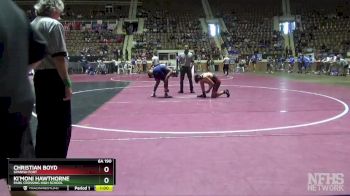 6A 190 lbs Cons. Round 1 - Christian Boyd, Spanish Fort vs Ki`moni Hawthorne, Park Crossing High School