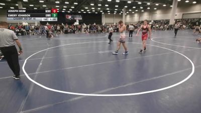 190 lbs Champ. Rd Of 16 - Emery Johnson, CRWC vs Joseph Heim, MN Elite Wrestling Club