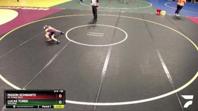 55 lbs Cons. Round 1 - Lucas Turek, Waconia vs Mason Schwartz, St. Cloud Tech