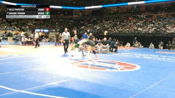 125 Class 1 lbs Champ. Round 1 - Lilli Farlow, Ste. Genevieve vs Naomi Yoder, Warsaw
