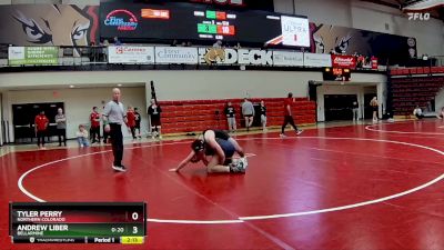 197 lbs 5th Place Match - Tyler Perry, Northern Colorado vs Andrew Liber, Bellarmine