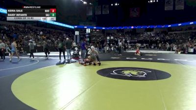 120 lbs Consi Of 16 #2 - Keira Sale, Northgate (NC) vs Daisy Infante, Galileo (CC)