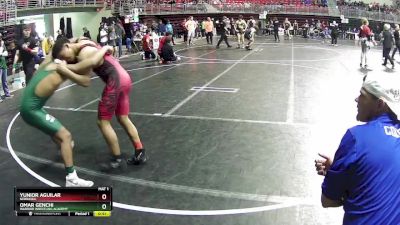 140 lbs Cons. Round 2 - Yunior Aguilar, Nebraska vs Omar Genchi, Warrior Wrestling Academy