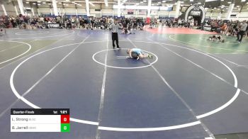 78 lbs Quarterfinal - Lailani Strong, BlackCat WC vs Brody Jarrell, Granite WC