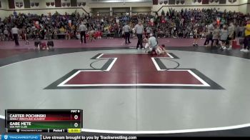 J-13 lbs Cons. Semi - Gabe Mete, USA Mat Club vs Carter Pochinski, Sebolt Wrestling Academy