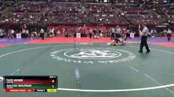 D3-157 lbs Champ. Round 1 - Tate Geiser, Dalton vs Dalton Wolfrum, Tinora