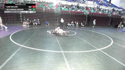113 lbs Consolation - Luke McLane, West-Oak vs McClendon Graves, Powdersville