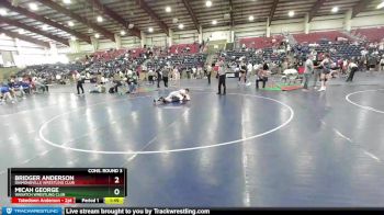 150 lbs Cons. Round 3 - Micah George, Wasatch Wrestling Club vs Bridger Anderson, Diamondville Wrestling Club