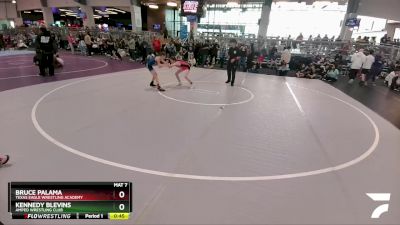 80 lbs Round 3 - Kennedy Blevins, Amped Wrestling Club vs Bruce Palama, Texas Eagle Wrestling Academy