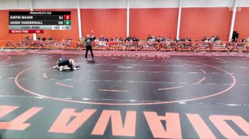 165 lbs Cons. Semi - Jaden Vanderwall, Cornerstone vs Justin Major, Cleary University