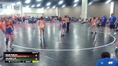 120 lbs Round 4 (8 Team) - Saije Phelps, Nebraska Wonder Women (A Team) vs Valeria Lai, SEAAU National Team