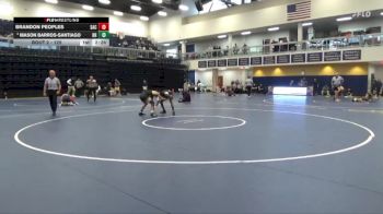 125 lbs Champ. Round 1 - Brandon Peoples, Santa Ana College vs Mason Barros-Santiago, Rio Hondo