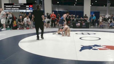 70 kg Cons. Rd Of 64 - Bradley Williams, Stronghold Wrestling vs Donny Almeyda, Pennsylvania RTC