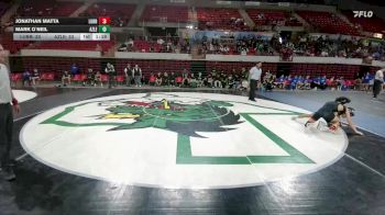113 lbs Round 3 - 2nd Wrestleback And Semi-finals(16 Team) - Jonathan Matta, Lubbock vs Mark O`Neil, Azle