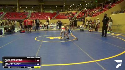 60-65 lbs Round 3 - Mary Jane Zuber, NM vs Delaney Hardy, NE