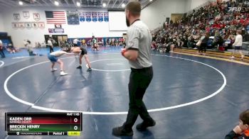 113 lbs Champ. Round 1 - Breckin Henry, Thunder Basin vs Kaden Orr, Natrona County