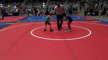 52 lbs Consi Of 8 #1 - Preston Riley, Pin-King All Stars vs Kasen Friend, Brushy Wrestling Club