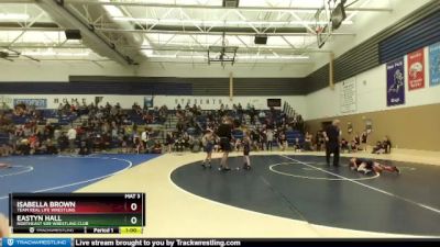 59 lbs Semifinal - Isabella Brown, Team Real Life Wrestling vs Eastyn Hall, NorthEast 509 Wrestling Club