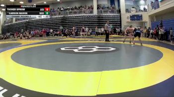 157 lbs Champ. Round 3 - Tucker Sprow, Ayersville vs Carson Mason, Woodlan