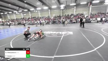 98 lbs Rr Rnd 3 - Koda Masayesva, Aftermath Wrestling vs Fabian Casas, Monte Vista Takedown Club