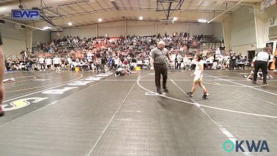 54 lbs Quarterfinal - Quinn Horne, Springdale Youth Wrestling vs Naleyah Hill, Tulsa Blue T Panthers